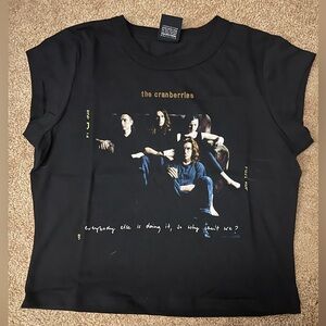 SOLD- UO Cranberries Band Baby Tee